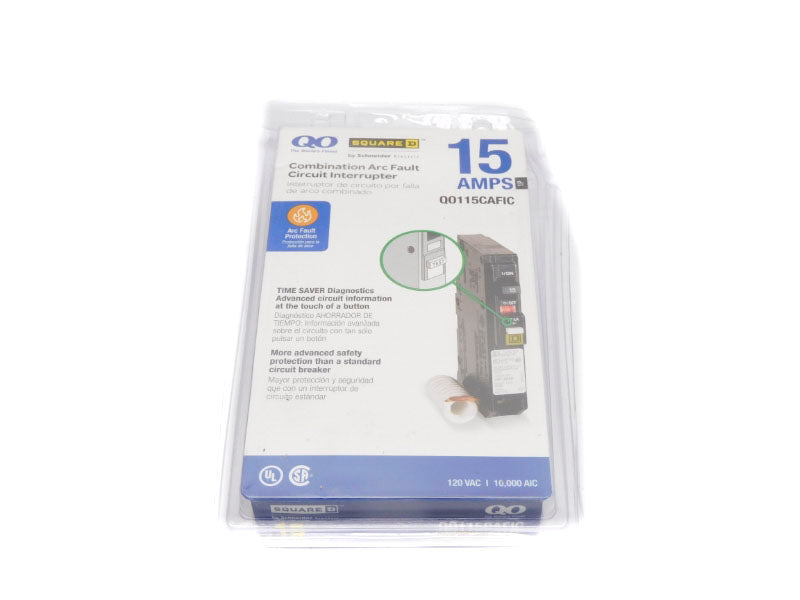 SQUARE D QO115CAFIC 120VAC 15A NSMP