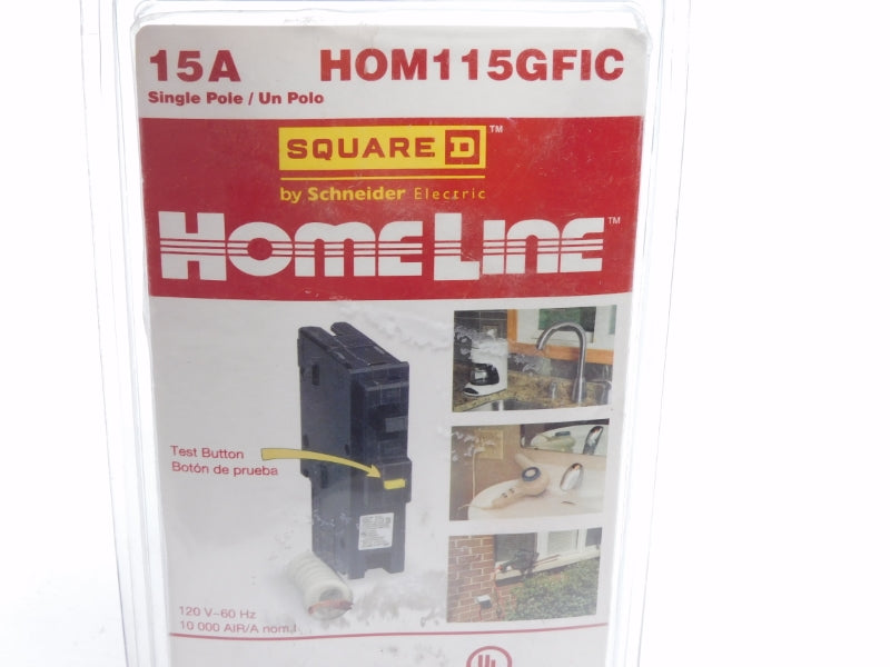 SQUARE D HOM115GFIC 120V 15A NSMP