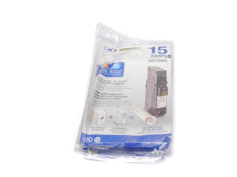 SQUARE D QO115DFC 120VAC 15A NSMP