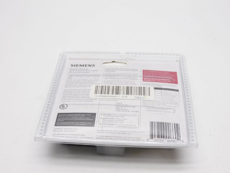 SIEMENS Q120DFNP 120VAC 10A NSMP