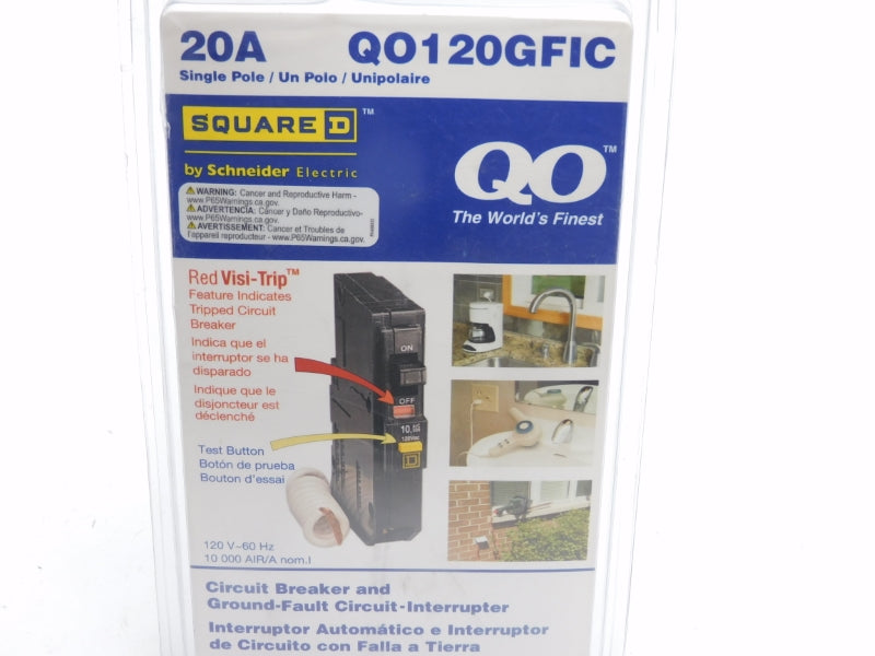SQUARE D QO120GFIC 120V NSMP