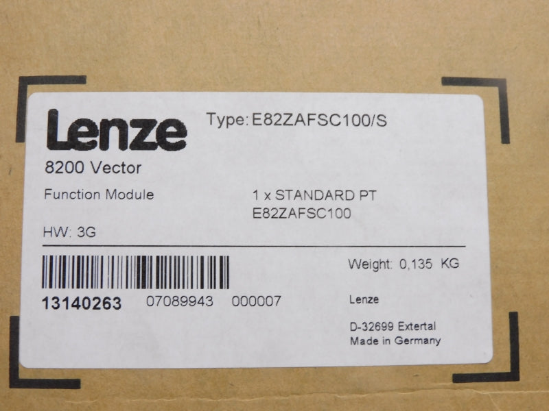 LENZE E82ZAFSC100/S NSMP