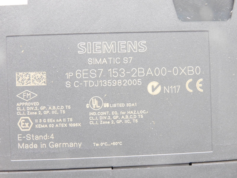 SIEMENS 6ES7153-2BA00-0XB0 24VDC NSNP