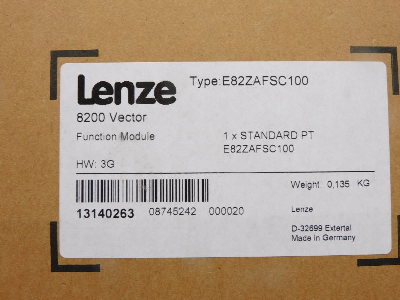 LENZE E82ZAFSC100 13140263 NSFS