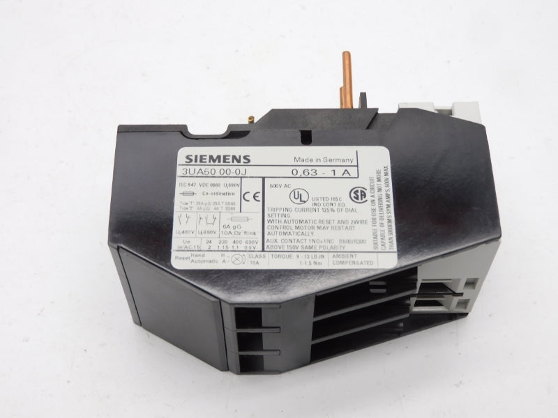 SIEMENS 3UA5000-0J 690V 0,63-1A NSMP