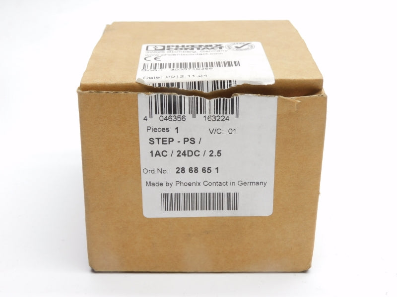 PHOENIX CONTACT STEP-PS/1AC/24DC/2.5 2868651 100-240VAC 1.4-0.65A NSMP