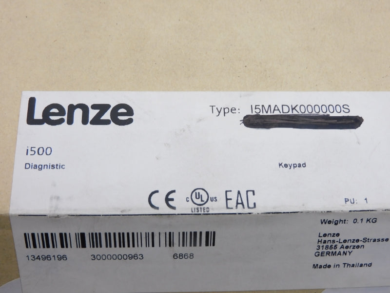 LENZE I5MADK000000S 30VDC NSMP