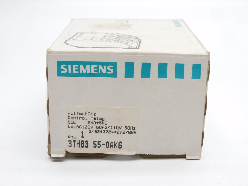 SIEMENS 3TH8355-0AK6 110/120VAC 16A NSMP