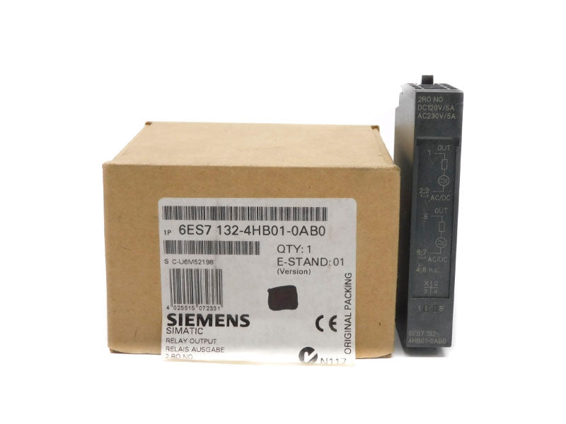 SIEMENS 6ES7132-4HB01-0AB0 230VAC 5A (PKG OF 5) NSMP