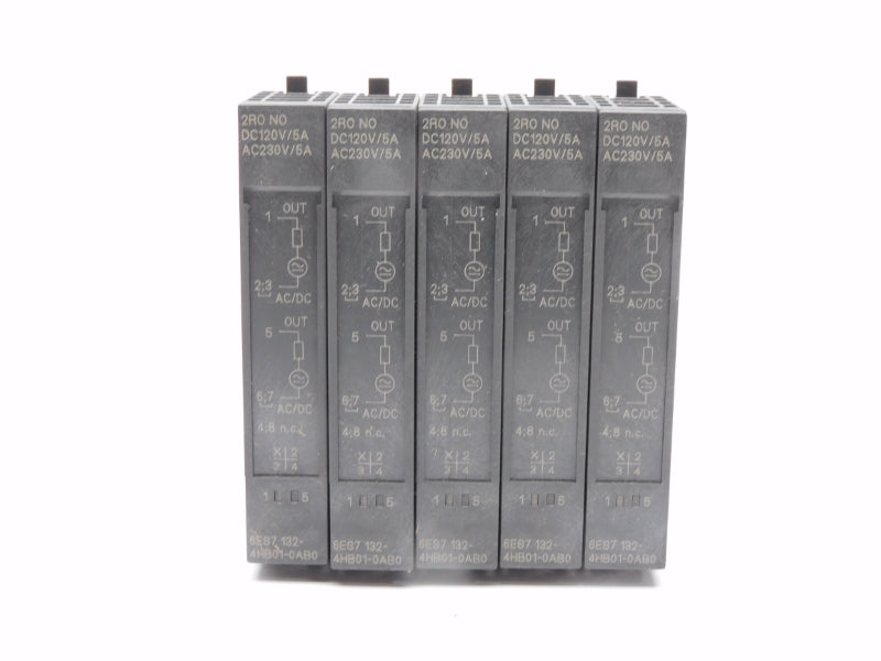 SIEMENS 6ES7132-4HB01-0AB0 230VAC 5A (PKG OF 5) NSMP