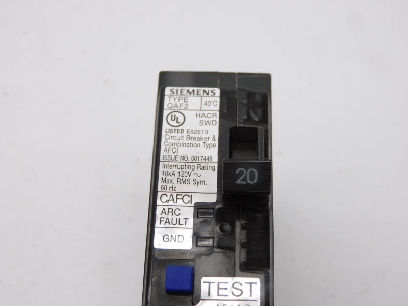 SIEMENS QAF220 120V 20A NSNP