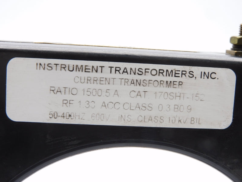 INSTRUMENT TRANSFORMERS 170SHT-152 600V UNMP