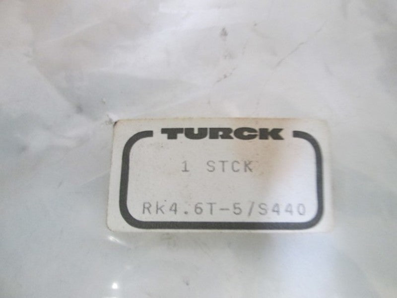 TURCK CORDSET RK4.6T-5/S440 *NEW IN BAG*