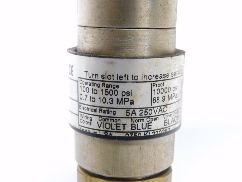 OMEGA PSW-197 250VAC 5A 100-1500PSI NSNP