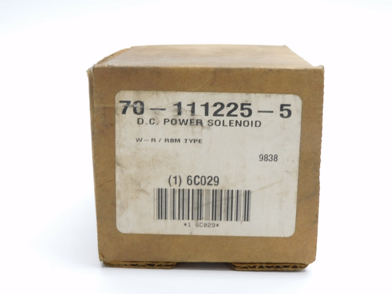 INDUSTRIAL MRO 70-111225-5 W-R/RBM 12VDC NSMP