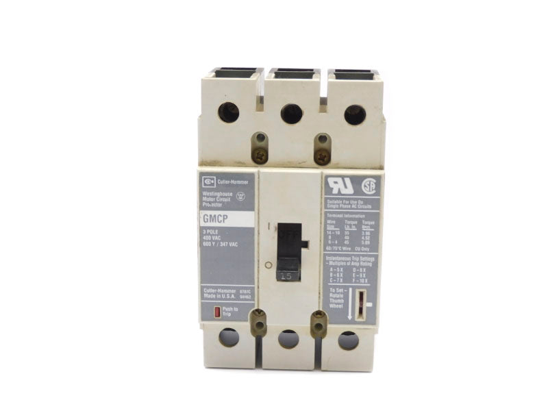 CUTLER HAMMER GMCP003A0C 480VAC 15A UNMP