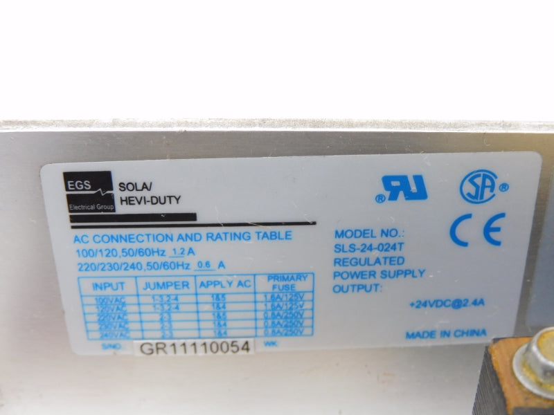 SOLA SLS-24-024T 240V 1.2A UNMP