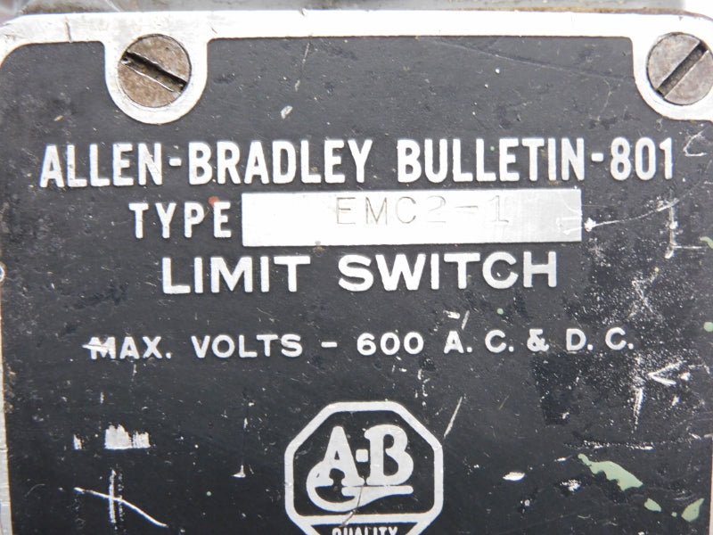 ALLEN BRADLEY 801-EMC21 600VAC/DC UNMP
