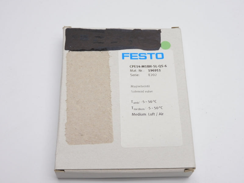 FESTO CPE14-M1BH-5L-QS-6 196911 SER. E202 24VDC NSMP