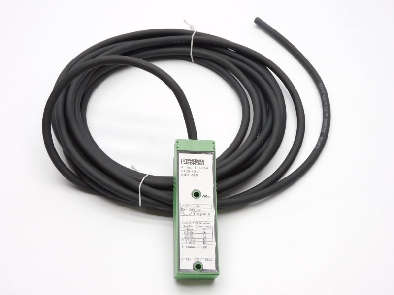 PHOENIX CONTACT SACB-4/3-L-5,0PUR-M8 1516014 24V 2/3A NSMP
