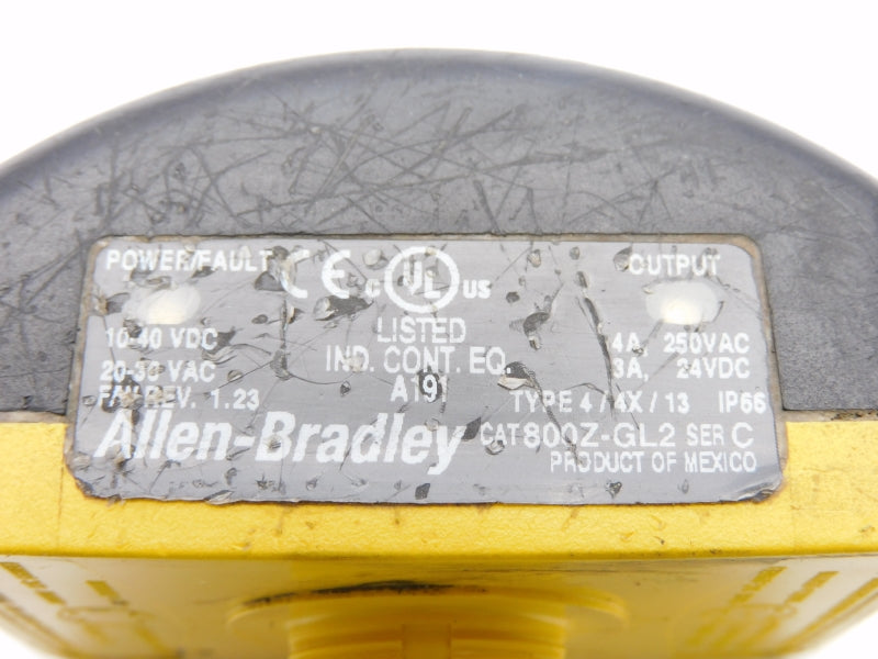 ALLEN BRADLEY 800Z-GL2 SER. C 10-40VDC/20-30VAC 4A F/W 1.23 UNMP