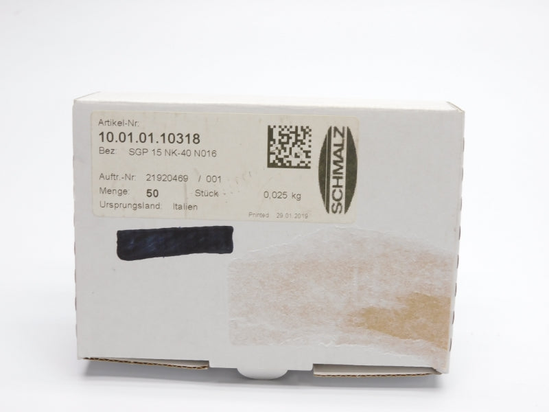 SCHMALZ SGP15NK-40N016 10.01.01.10318 (PKG OF 50) NSMP