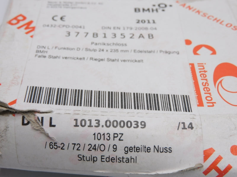 BMH 1013.000039 1013PZ NSMP