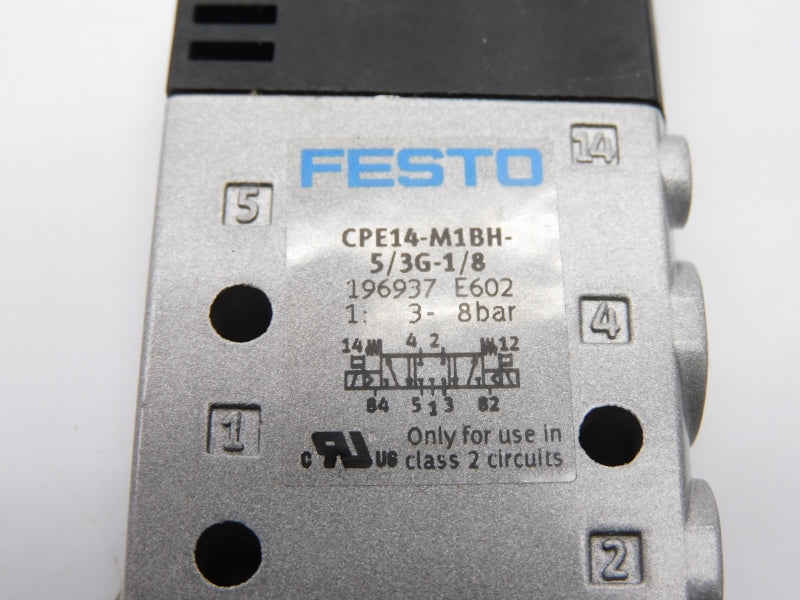 FESTO CPE14-M1BH-5/3G-1/8 196937 SER. E602 24VDC NSMP