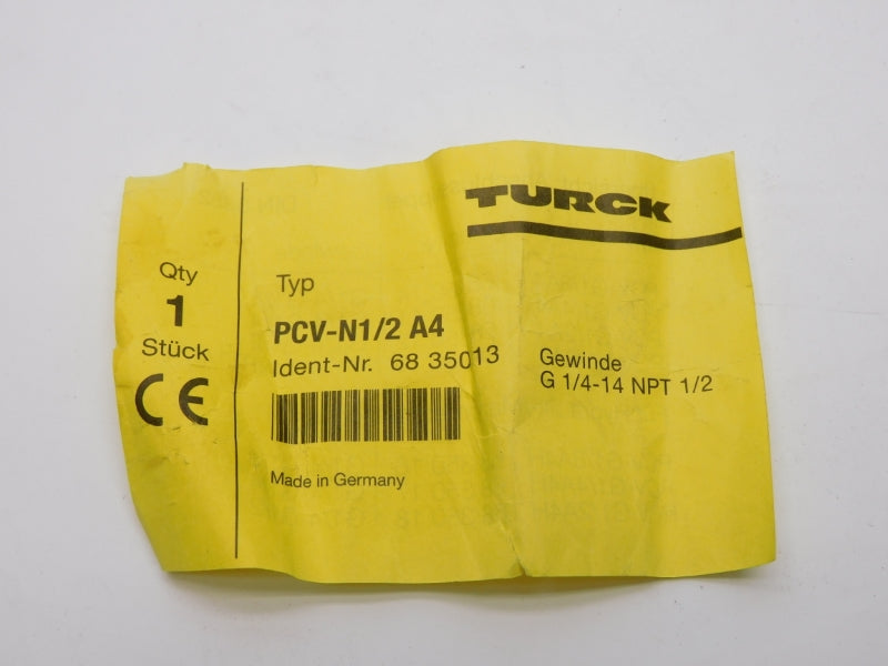 TURCK PCV-N1/2A4 6835013 NSNP