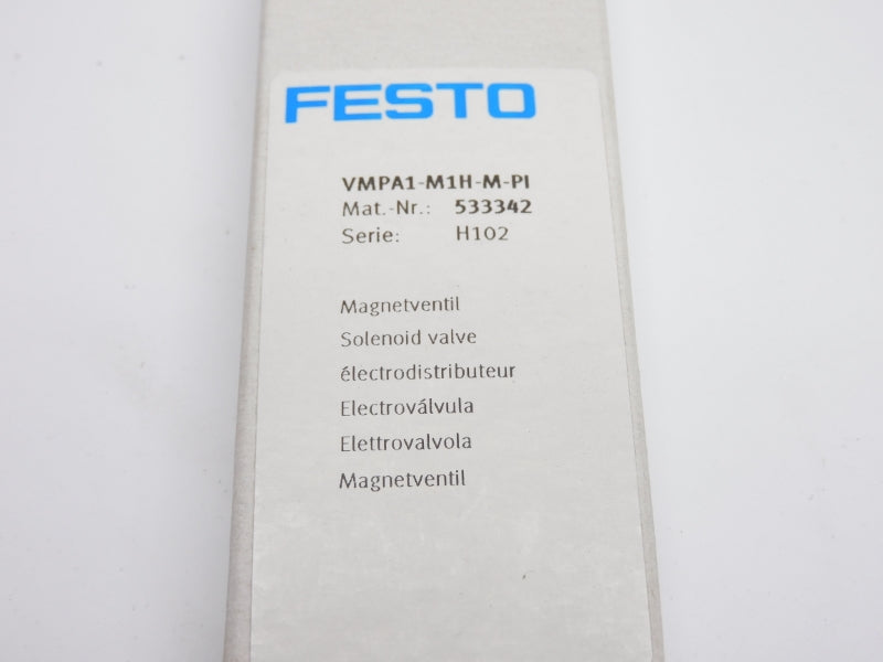 FESTO VMPA1-M1H-M-PI 533343 SER. H102 15VDC NSMP