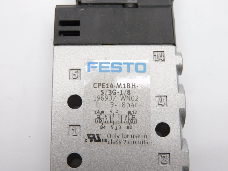 FESTO CPE14-M1BH-5/3G-1/8 196937 SER. WN02 24VDC NSMP