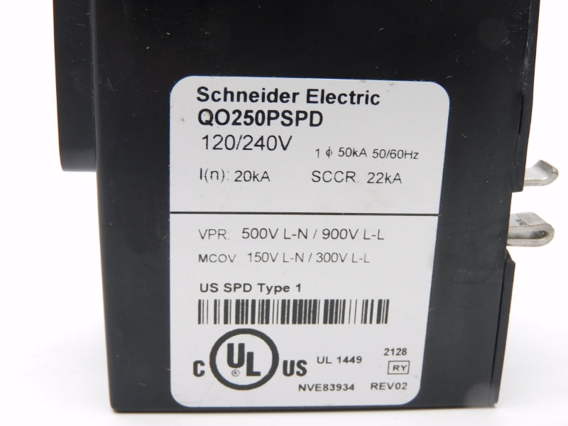 SCHNEIDER ELECTRIC QO250PSPD 120/240V (AS PICTURED) UNMP