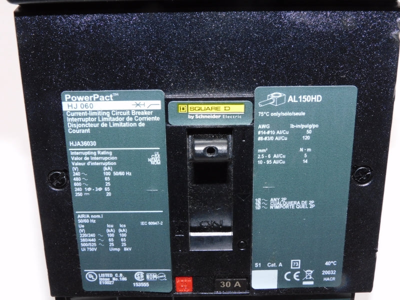 SQUARE D HJA36030 600V 30A (AS PICTURED) NSNP