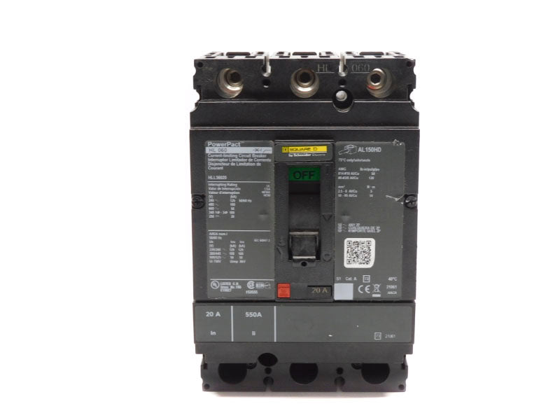 SQUARE D HLL36020 600V 20A NSNP