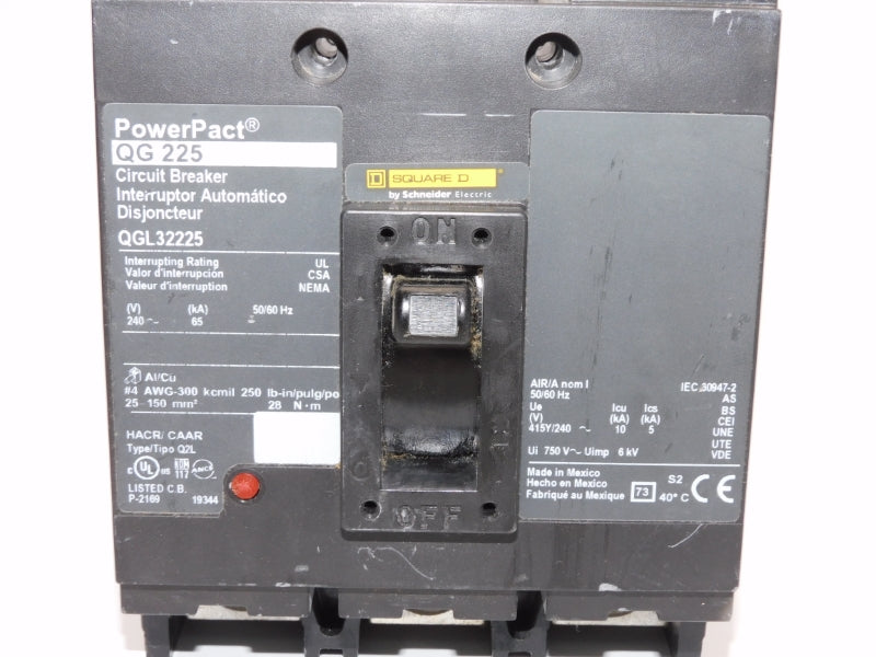 SQUARE D QGL32225 240V 225A NSNP