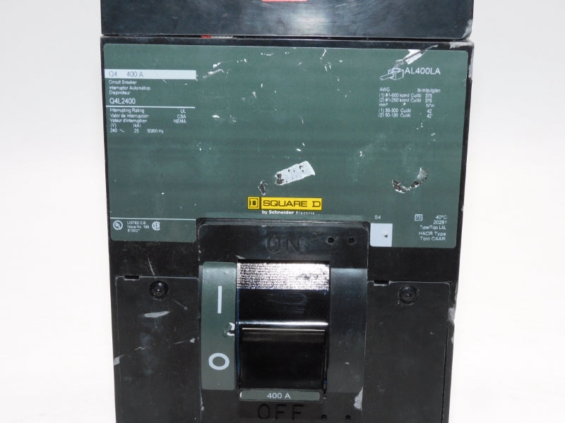 SQUARE D Q4L2400 240V 400A (GREEN) (AS PICTURED) NSNP