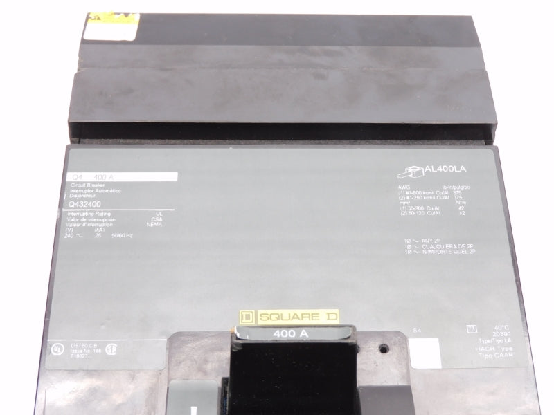 SQUARE D Q432400 240V 400A (AS PICTURED) NSNP