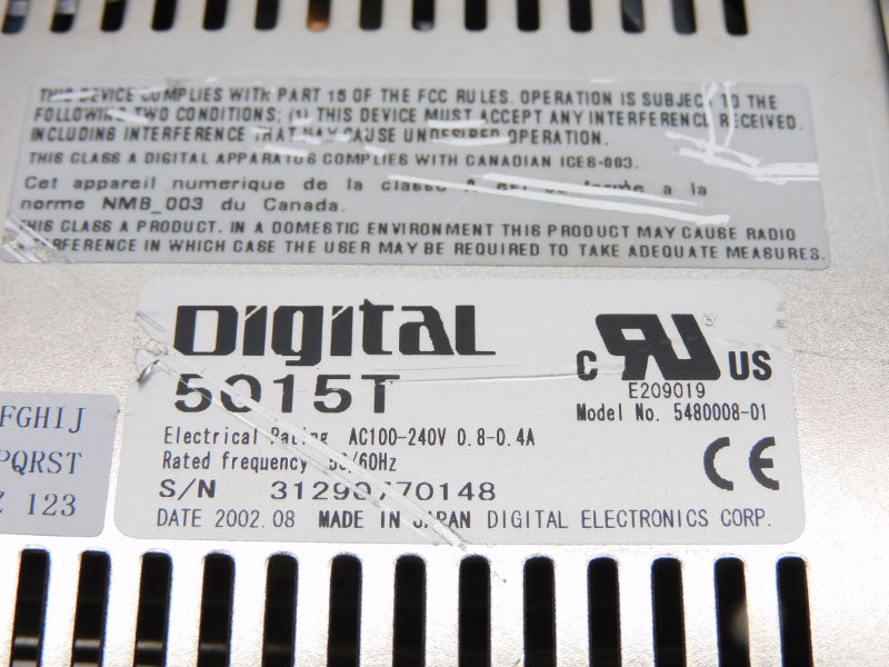 DIGITAL 5015T 100-240VAC 0.8-0.4A NSNP