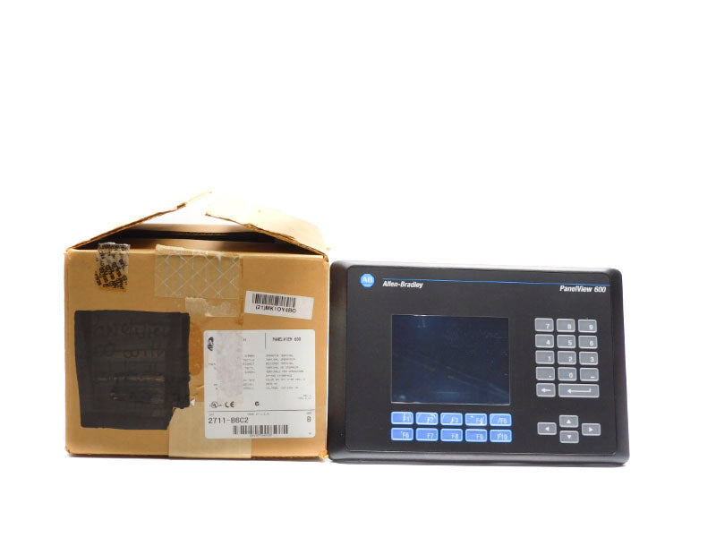 ALLEN BRADLEY 2711-B6C2 SER. B F/W 4.21 100-240VAC 0.6-.35A F/W 4.21 NSMP