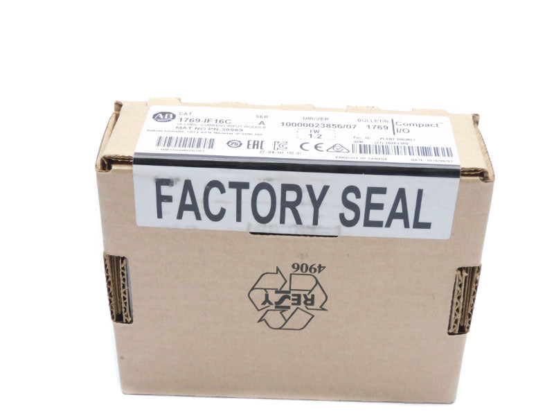 ALLEN BRADLEY 1769-IF16C SER. A F/W 1.2 DATE: 2016 NSFS