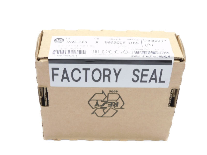 ALLEN BRADLEY 1769-IQ16 SER. A 24VDC F/W 3.1 DATE: 2016 NSFS