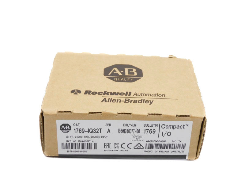 ALLEN BRADLEY 1769-IQ32T SER. A 24VDC F/W 3.1 DATE: 2016 NSFS