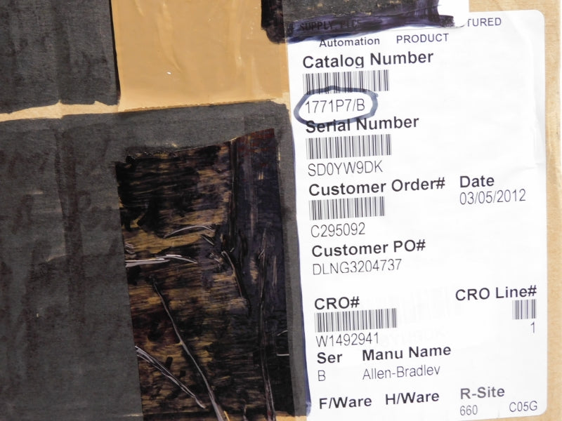 ALLEN BRADLEY 1771-P7 SER. B 120/220VAC 2.00/1.30A REMAN