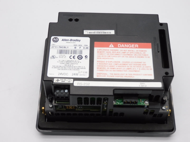 ALLEN BRADLEY 2711-T6C8L1 SER. B 24VDC F/W 4.46 NSMP
