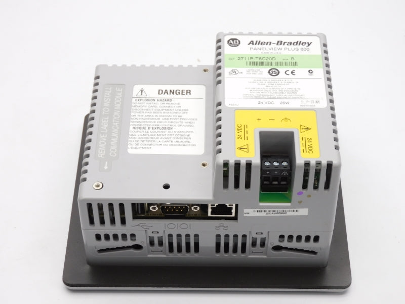 ALLEN BRADLEY 2711P-T6C20D SER. B 24VDC NSMP