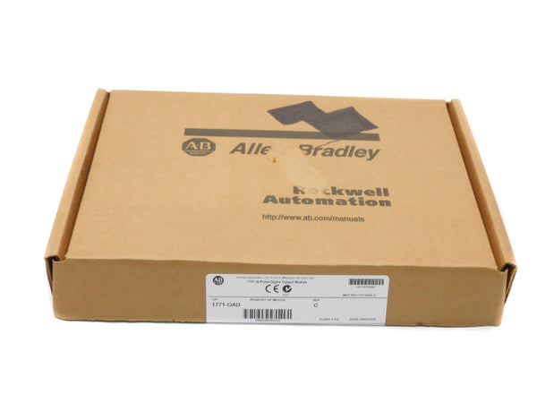 ALLEN BRADLEY 1771-OAD SER. C DATE: 2016 NSFS