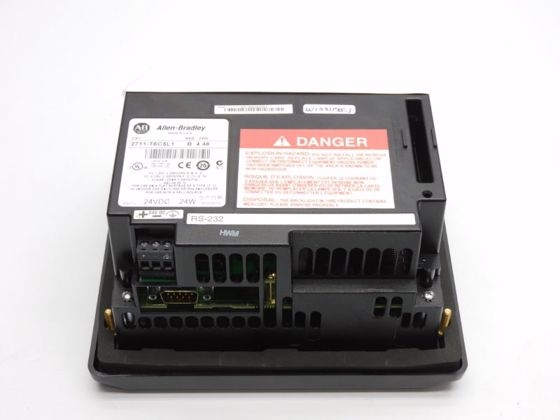 ALLEN BRADLEY 2711-T6C5L1 SER. B 24VDC F/W 4.46 NSNP