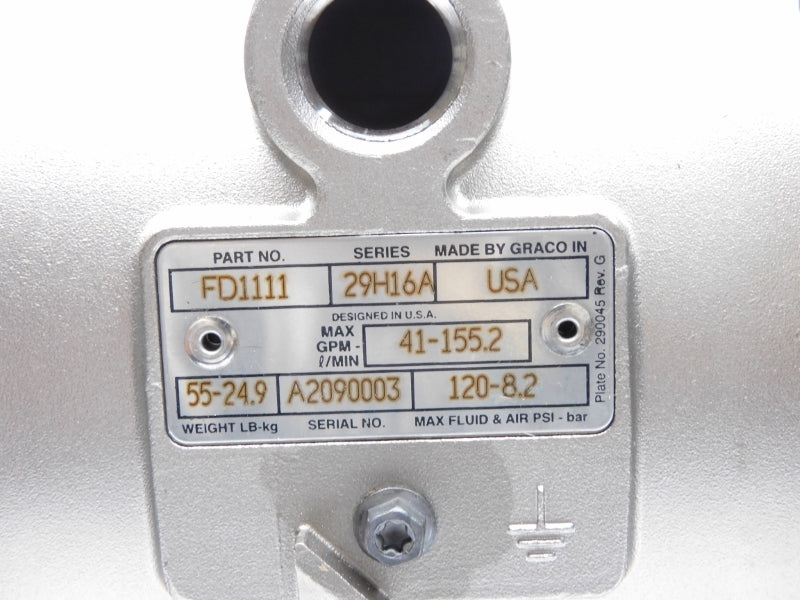 GRACO FD1111 SER. 29H16A 8.2PSI NSMP