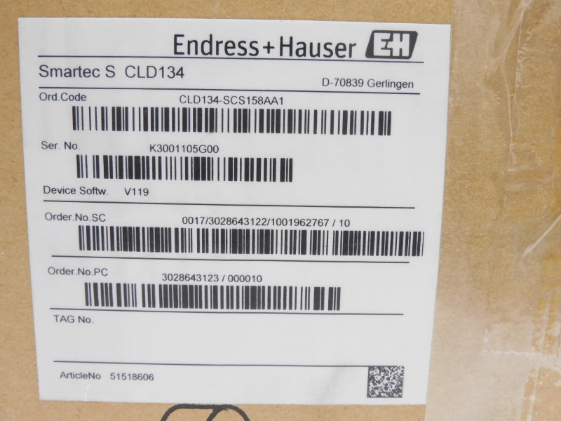 ENDRESS+HAUSER CLD134-SCS158AA1 24VAC/DC NSMP