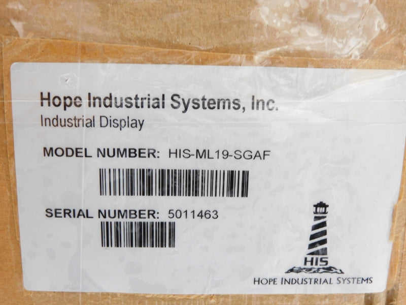 HOPE INDUSTRIAL SYSTEMS HIS-ML19-SGAF 240VAC 1.5A NSMP
